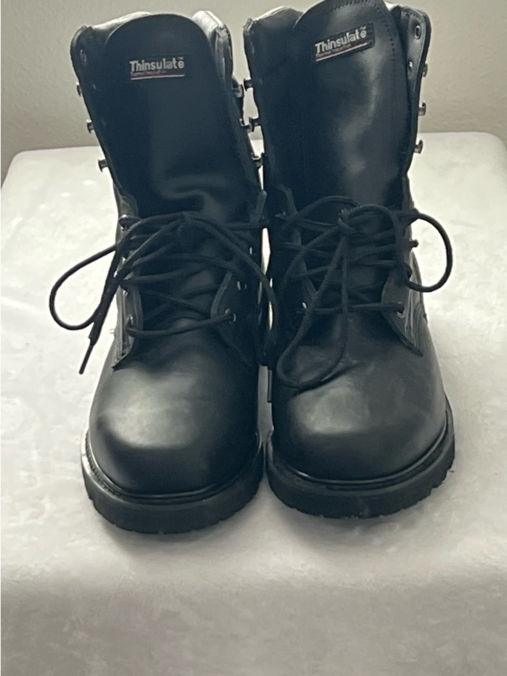 3M Thinsulate Black‎ Lace-Up Men’s Insulated Boots, Size 12